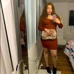 FOREVER21+  Burnt Orange Dress so 2x $10